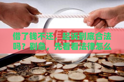 借了钱不还，起诉到底合法吗？别急，先看看法律怎么说
